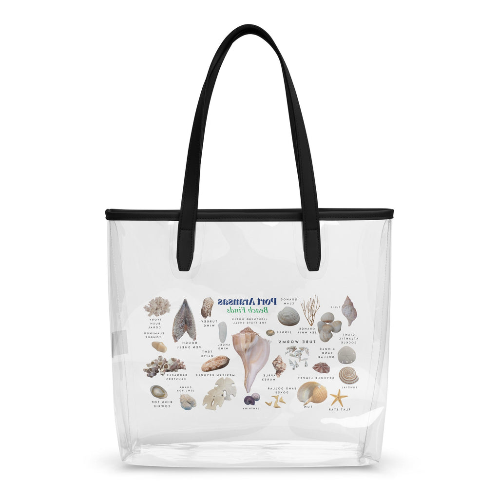Port Aransas Beach Finds Clear Tote Bag