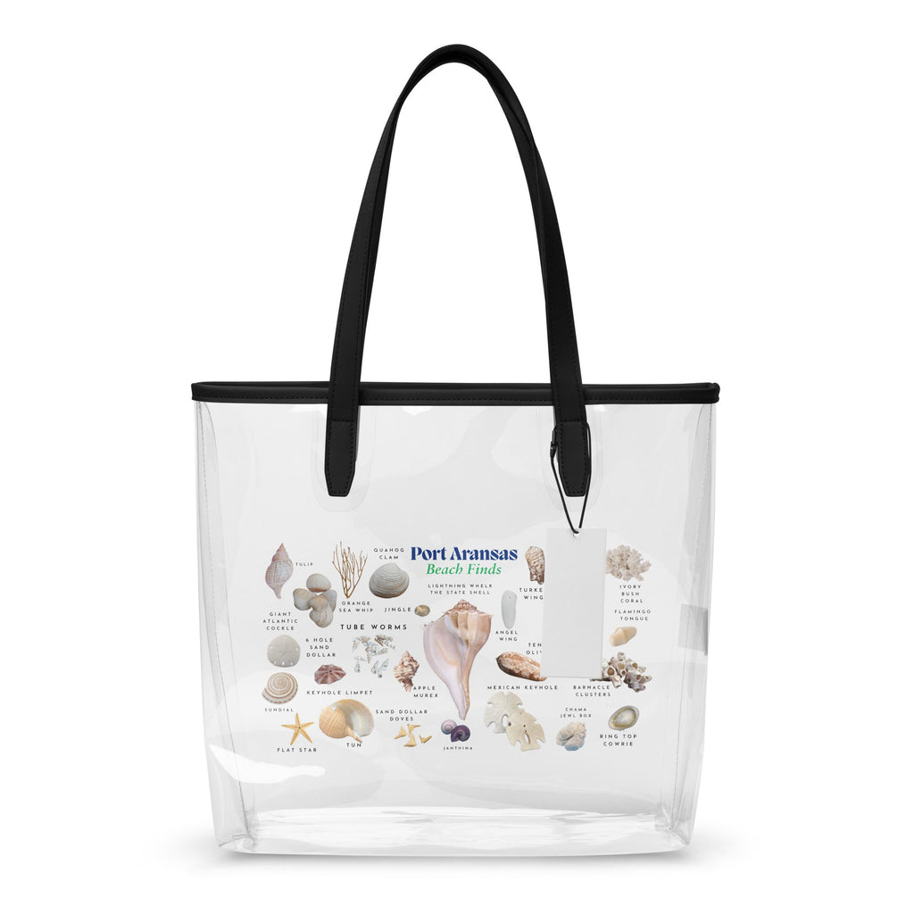 Port Aransas Beach Finds Clear Tote Bag
