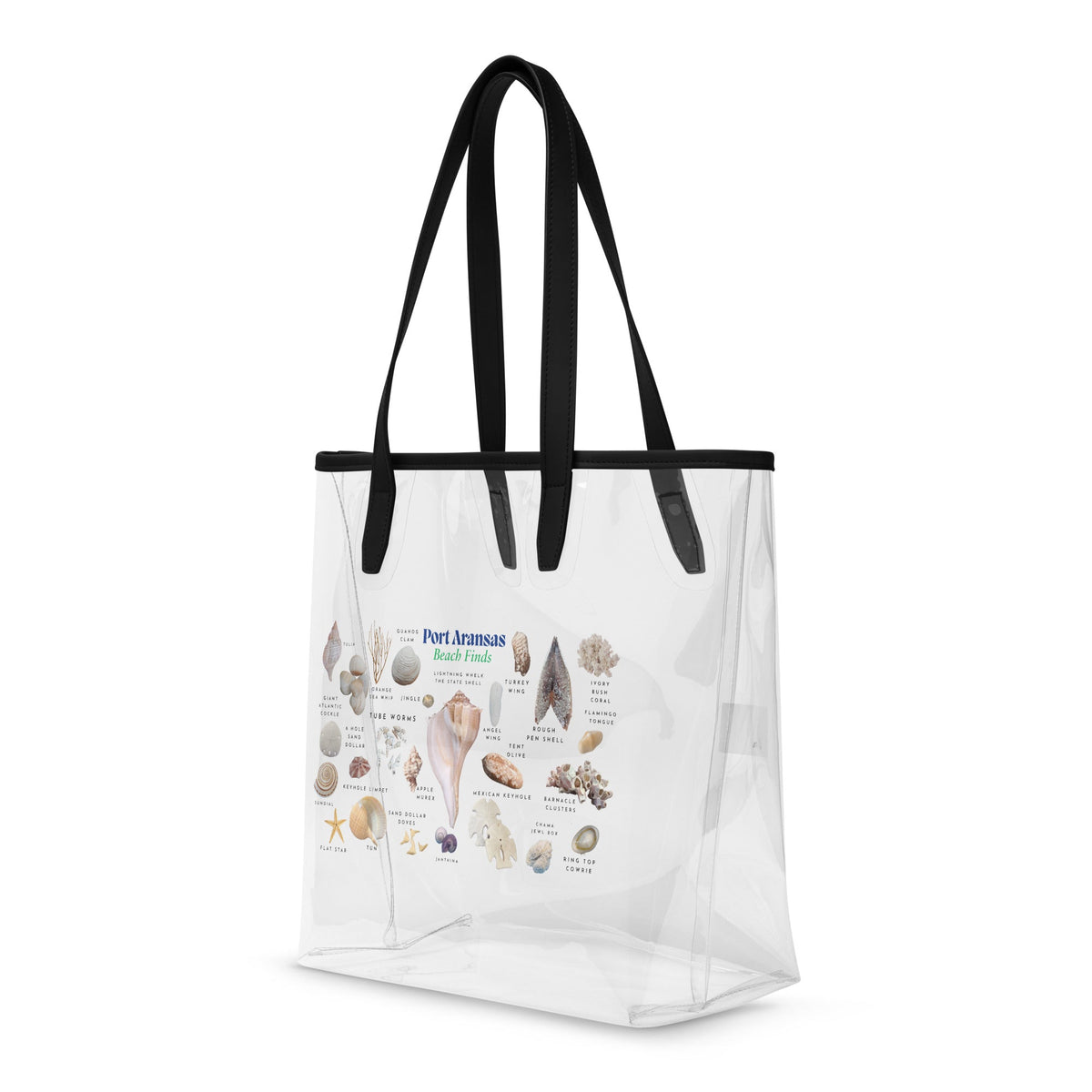 Port Aransas Beach Finds Clear Tote Bag